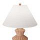 Wren One Light Table Lamp in White Wash Terracotta (314-PTS01-671)