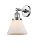 manufacturer_finish:Polished Chrome|manufacturer_glass:Matte White Cased Large Cone
