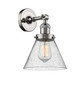 manufacturer_finish:Polished Nickel|manufacturer_glass:Seedy Large Cone