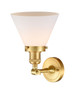 manufacturer_finish:Satin Gold|manufacturer_glass:Matte White Cased Large Cone