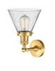 manufacturer_finish:Satin Gold|manufacturer_glass:Seedy Large Cone