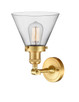 manufacturer_finish:Satin Gold|manufacturer_glass:Clear Large Cone