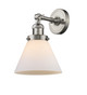 manufacturer_finish:Brushed Satin Nickel|manufacturer_glass:Matte White Cased Large Cone