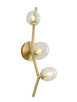 Avenue Lighting - HF4803-CLR - Three Light Wall Sconce - Hampton - Brushed Brass With Clear Glass