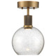 Port Nine Burgundy LED Semi-Flush Mount (63148LEDD-ABB/SDG)