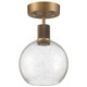 Port Nine Burgundy LED Semi-Flush Mount (63148LEDD-ABB/SDG)