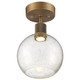 Port Nine Burgundy LED Semi-Flush Mount (63148LEDD-ABB/SDG)