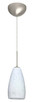 Besa - 1BC-150919-SN - One Light Pendant - Besa Chrissy Pendant - Satin Nickel