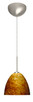 Besa - 1BC-757218-HAL-SN - One Light Pendant - Sasha - Satin Nickel