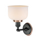Franklin Restoration One Light Wall Sconce in Matte Black (405-203BK-BPAC-HRAC-G71)
