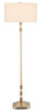 Currey and Company - 8000-0098 - One Light Floor Lamp - Pilare Collection - Shiny Gold