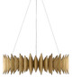 Potter Gold Chandelier Eight Light Chandelier (9000-0521)