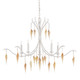 Arcachon White Chandelier Five Light Chandelier (9000-0988)
