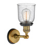 Franklin Restoration One Light Wall Sconce in Black Antique Brass (405-203BP-BABK-G54)