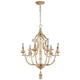 Cyan - 04633 - Six Light Chandelier - Maison - Persian White