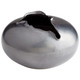 Cyan - 06879 - Vase - Tambora - Black Metal