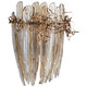 Cyan - 07987 - Two Light Wall Sconce - Thetis - Chrome And Copper