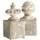 Cyan - 08691 - Bookends - Antique White