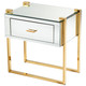 Cyan - 08729 - Side Table - Aged Brass