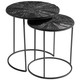Cyan - 10090 - Nesting Tables - Bronze And Black