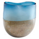 Cyan - 10344 - Vase - Blue And Iron Glaze