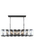 Elegant Lighting - 1212D53FB - 16 Light Chandelier - Monaco - Flat Black (Matte)