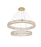 Elegant Lighting - 3503G36G - LED Chandelier - Monroe - Gold