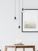 Eren LED Pendant (3505D12BK)