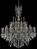 Elegant Lighting - 9245G54PW-GT/RC - 45 Light Chandelier - Rosalia - Pewter