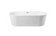 Elegant Lighting - BT10665GW - Bathtub - Odette - Glossy White