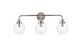 Elegant Lighting - LD7035W28PN - Three Light Bath - Hanson - Polished Nickel And Clear Shade