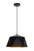 Elegant Lighting - LDPD2081 - One Light Pendant - Arden - Black And Golden Inside