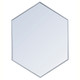 Elegant Lighting - MR4430S - Mirror - Decker - Silver