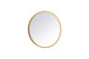 Elegant Lighting - MRE6024BR - LED Mirror - Pier - Brass