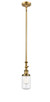 Innovations - 206-BB-G312-LED - LED Mini Pendant - Franklin Restoration - Brushed Brass