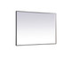 Elegant Lighting - MRE64260BK - LED Mirror - Pier - Black