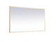 Elegant Lighting - MRE64272BR - LED Mirror - Pier - Brass