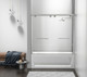 Elegant Lighting - TD333-6060BNK - Tub Door - Trenton - Brushed Nickel
