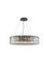 Elegant Lighting - V2030D32BK/RC - 18 Light Chandelier - Maxime - Black And Clear