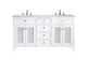 Elegant Lighting - VF-1042 - Double Bathroom Vanity Set - Cape Cod - white