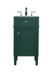 Elegant Lighting - VF12518GN - Single Bathroom Vanity - Park Avenue - Green