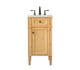 Elegant Lighting - VF12518NW - Single Bathroom Vanity - Park Avenue - Natural Wood