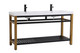Raya Double Bathroom Vanity (VF14060DGB)