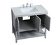 aubrey Single Bathroom Vanity (VF16036GR)