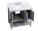 Aubrey Bathroom Vanity Set (VF16036GR-BS)
