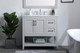 Aubrey Bathroom Vanity Set (VF16036GR-BS)