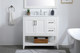 Aubrey Bathroom Vanity Set (VF16036WH-BS)