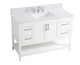Aubrey Bathroom Vanity Set (VF16048WH-BS)