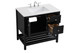 Theo Single Bathroom Vanity (VF16436BK)