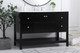 Theo Single Bathroom Vanity (VF16448BK)